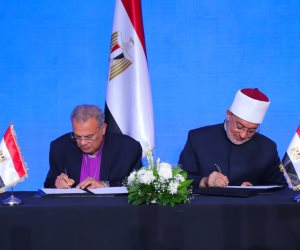 لتعزيز العيش المشترك.. توقيع بروتوكول تعاون بين الكنيسة الإنجيلية ودار الإفتاء  