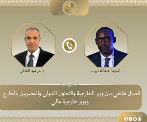 وزير الخارجية ونظيره المالي يبحثان سبل تعزيز العلاقات الثنائية وتطورات الأوضاع في منطقة الساحل