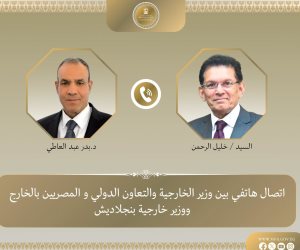 وزيرا خارجية مصر وبنجلادش يناقشان تعزيز العلاقات الثنائية ومستجدات الأوضاع الاقليمية