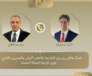 وزير الخارجية ونظيره البريطاني يبحثان تطورات القضية الفلسطينية