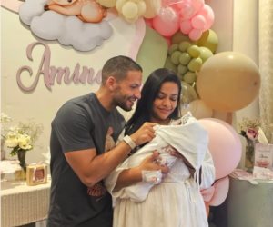 من داخل المستشفى .. أسماء أبو اليزيد تنشر أول صور لطفلتها أمينة