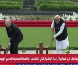 الرئيس السيسي يشارك فى فعالية زراعة أشجار تنظمها الرئاسة الهندية لتجمع البريكس