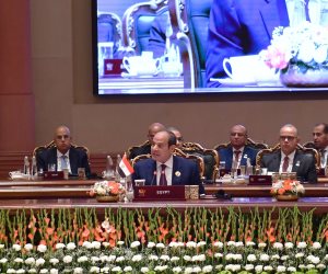 الرئيس السيسي: لا سلام وأمن دوليين دون تسوية عادلة وشاملة للقضية الفلسطينية