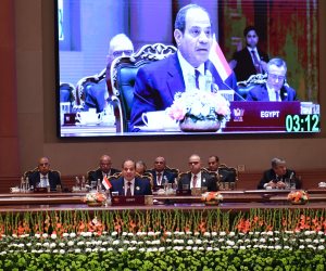 الرئيس السيسي: لا سلام وأمن دوليين دون تسوية عادلة وشاملة للقضية الفلسطينية