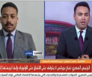 خبير علاقات دولية: بريكس قطب عالمي جديد ومصر شريك آمن يربط الشرق بالغرب