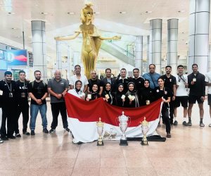 استقبال رسمي لبعثة منتخب مصر للكاراتيه العائدة بلقب أمم إفريقيا