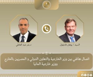 وزير الخارجية ونظيره الألماني يبحثان العلاقات الثنائية والتطورات فى الشرق الاوسط 