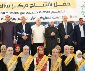 وزير الأوقاف يشارك في احتفال تكريم حفظة القرآن الكريم ببئر العبد في سيناء (صور) 