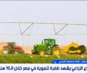 أستاذ اقتصاد زراعي لـ«إكسترا نيوز»: زيادة الرقعة الزراعية يحقق الأمن الغذائي وزيادة الصادرات الزراعية 