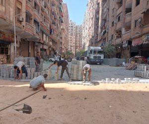 محافظ الجيزة يتابع مشروعات الرصف وتطوير الطرق بحي بولاق الدكرور