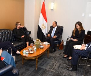 وزير الخارجية يلتقي رئيسة "الصليب الأحمر" بالجمعية العامة للأمم المتحدة