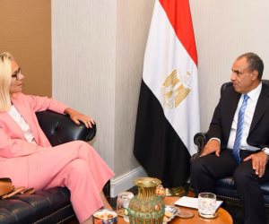 وزير الخارجية يلتقي مع سيجريد كاج نائبة رئيس وزراء هولندا السابقة