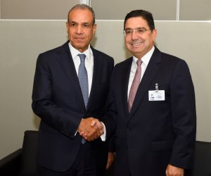 وزير الخارجية يلتقي نظيره المغربي على هامش أعمال الجمعية العامة للأمم المتحدة