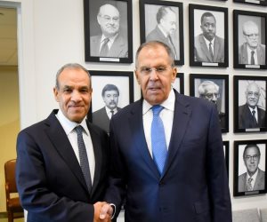 وزير الخارجية بدر عبد العاطي يلتقى بنظيره الروسى سيرجي لافروف