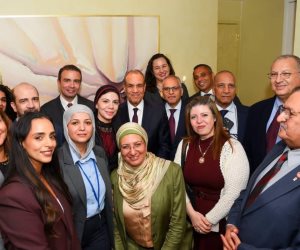 وزير الخارجية يلتقي المصريين العاملين في الأمم المتحدة بنيويورك