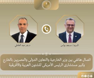 وزير الخارجية يبحث مع كبير مستشاري الرئيس الأمريكي تطورات الأوضاع الإقليمية