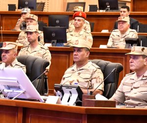 الفريق أشرف سالم زاهر  يشهد تنفيذ المرحلة الرئيسية لمشروع مراكز القيادة الإستراتيجى التعبوى التخصصى لإدارة الحرب الكيميائية 