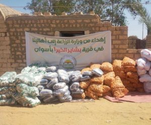 استجابة عاجلة من وزير الزراعة: قوافل غذائية وفرق فنية لدعم أهالي قرى «بشاير الخير 1 و2» و«توماس وعافية» بأسوان
