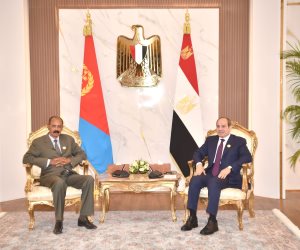الرئيس السيسي يستقبل رئيس دولة إريتريا على هامش فعاليات منتدى "العلمين.. أفريقيا للأعمال"