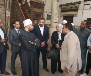 وزير الأوقاف يتفقد مسجد «عبد الوهاب الشعراني» لبدء أعمال الإحلال والتطوير الشامل