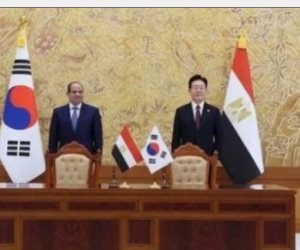 الرئيس السيسى ونظيره الكورى يشهدان التوقيع على عدد من الاتفاقيات ومذكرات التفاهم