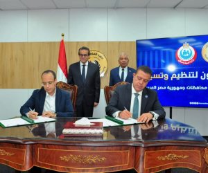 وزير الصحة يشهد توقيع بروتوكول تعاون مع حزب حماة الوطن لتنظيم قوافل طبية مجانية بمحافظات الجمهورية