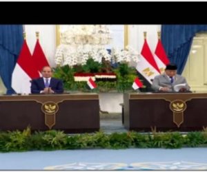 الرئيس السيسى ونظيره الإندونيسى يشهدان مراسم التوقيع على عدد من مذكرات التفاهم