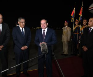 السيسي يوجه الشكر للشعب المصري والوفد المرافق خلال الجولة الآسيوية (فيديو)
