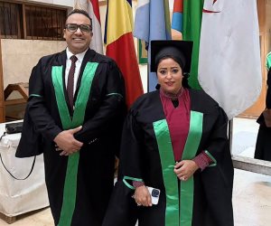 كلية الدراسات الأفريقية العليا تكرم الزميلين دينا الحسيني ومحمد الشرقاوي لتميزهما البحثي