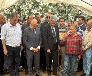 وزير السياحة يصل قرية بهبيت الحجارة بالغربية ويتفقد موقع اكتشاف تمثالى رمسيس