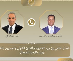 وزير الخارجية ونظيره الصومالي يبحثان سبل تعزيز العلاقات الثنائية والتطورات الإقليمية