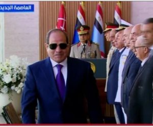 بدء حفل تخرج دفعات جديدة من الأكاديمية العسكرية بحضور الرئيس السيسي