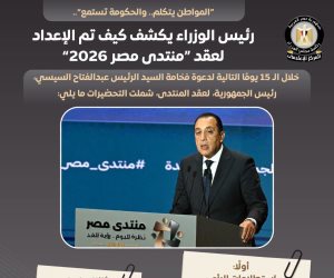 مدبولي: أكثر من 4 آلاف أكاديمي وخبير شاركوا في التحضير لمنتدى مصر 2026