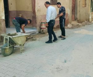 رصف (129) شارعًا بكرداسة بالإنترلوك ضمن الخطة الاستثمارية لمحافظة الجيزة