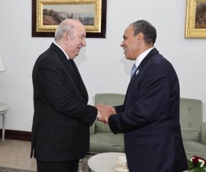 وزير الخارجية يلتقي رئيس الجمهورية الجزائرية 