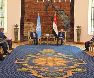 سكرتير عام الأمم المتحدة: كثيرًا ما تساءلت عن مصير الشعب الفلسطينى لولا الدور المصرى