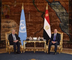 جوتيريش يشيد بالجهود المصرية الرامية إلى تجنب التصعيد فى منطقة الخليج