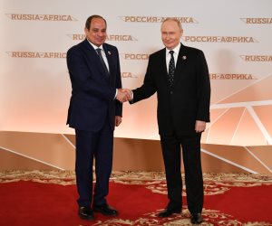 فخامة الرئيس السيسي يلتقي بوتين في الكرملين ويؤكد: مياه النيل قضية وجودية لمصر ونرفض الإجراءات الأحادية