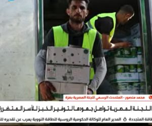 اللجنة المصرية في غزة: مصر خففت الأعباء بقوافل تحمل الخيام والدقيق والمستلزمات الطبية