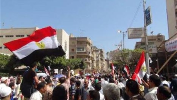 خروج مسيرة مفاجئة بـ«سفنكس» تنديدًُا بالتنازل عن «تيران وصنافير»