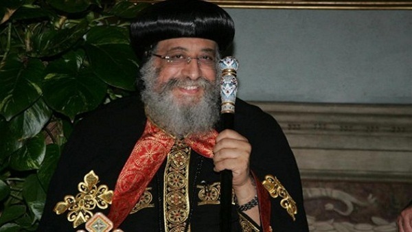 «تواضروس» يستقبل رئيس المجلس اﻷعلى للقضاء والنائب العام