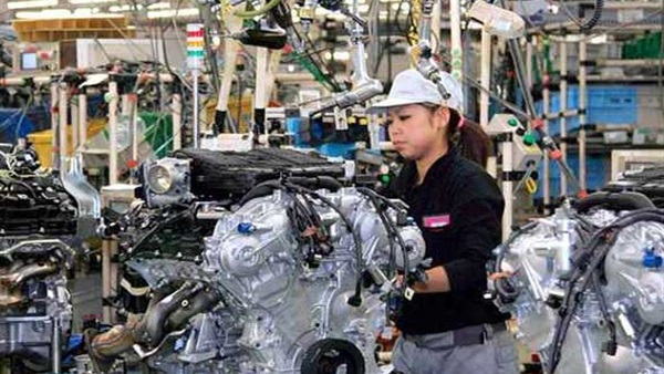 ارتفاع الإنتاج الصناعي في اليابان بنسبة 3.6%	