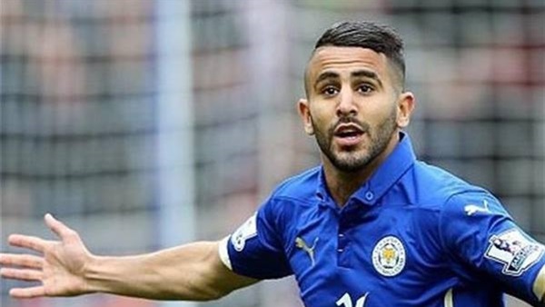 «محرز» في هجوم «ليستر» أمام يونايتد في مباراة حسم البريميرليج