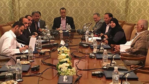 الوفد اليمني يطالب أمريكا بتوفير الضمانات لوقف ممارسات المليشيات