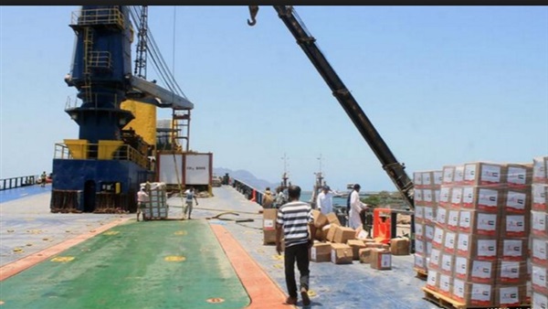 سفينة مساعدات تحمل 86 طنا بمنظمة الصحة العالمية تصل اليمن