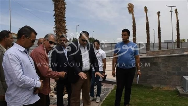 محافظ الفيوم يتفقد أعمال تطوير ميدان عبد المنعم رياض