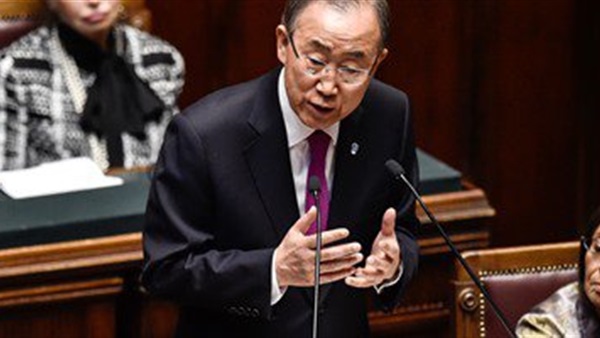 بان كي مون يعبر عن صدمته الشديدة اثر الهجوم على مخيم للنازحين