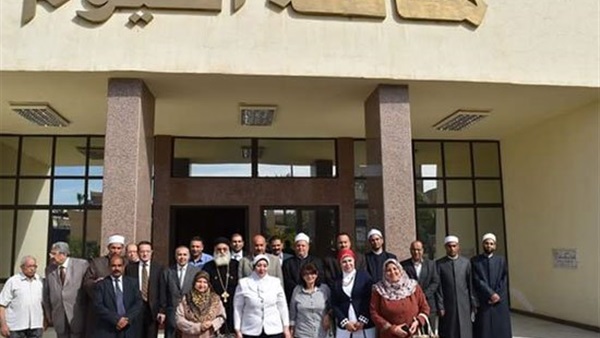 وفد بيت العائلة المصرية يزور الفيوم