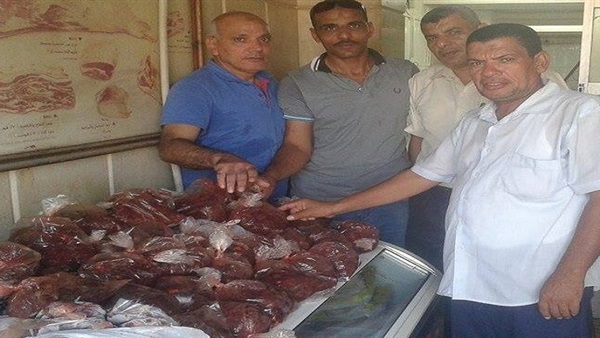 ضبط كبدة منتهيه الصلاحية بمطعم شهير بالفيوم