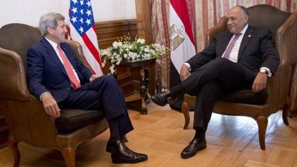 اليوم.. سامح شكري يلتقي كيري في واشنطن